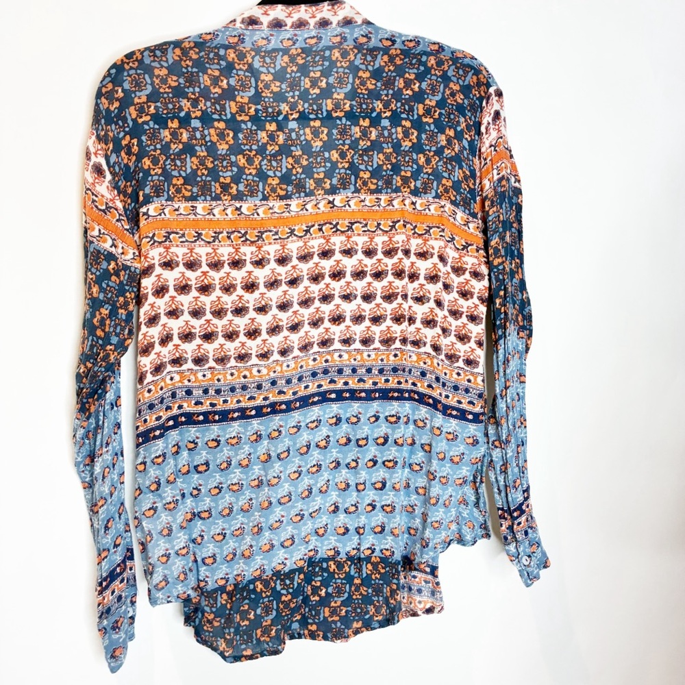 Free People | Caravan Patchwork Printed Button Do… - image 3